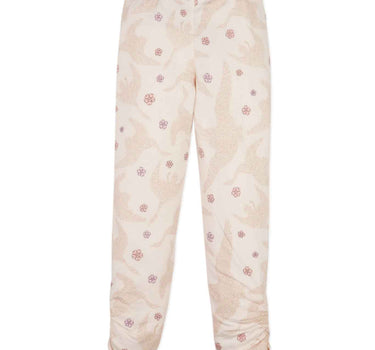 Gingersnaps All Over Swallow Print Leggings with Side Ruching