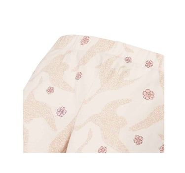 Gingersnaps All Over Swallow Print Leggings with Side Ruching