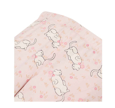 Gingersnaps All Overcat Print Leggings with Side Ruching