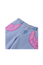 Load image into Gallery viewer, Gingersnaps Light Wash Denim Pants with Birds Pocket
