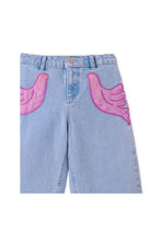 Load image into Gallery viewer, Gingersnaps Light Wash Denim Pants with Birds Pocket
