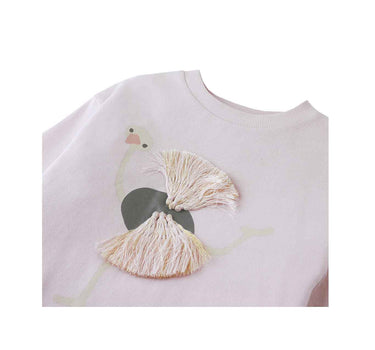 Gingersnaps Ostritch Print Sweatshirt