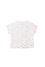 Load image into Gallery viewer, Gingersnaps All Over Bow Print Tee with Ruffle Sleeves
