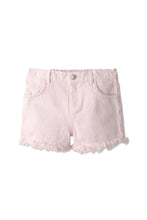 Load image into Gallery viewer, Gingersnaps Denim Shorts with Fray Fringe
