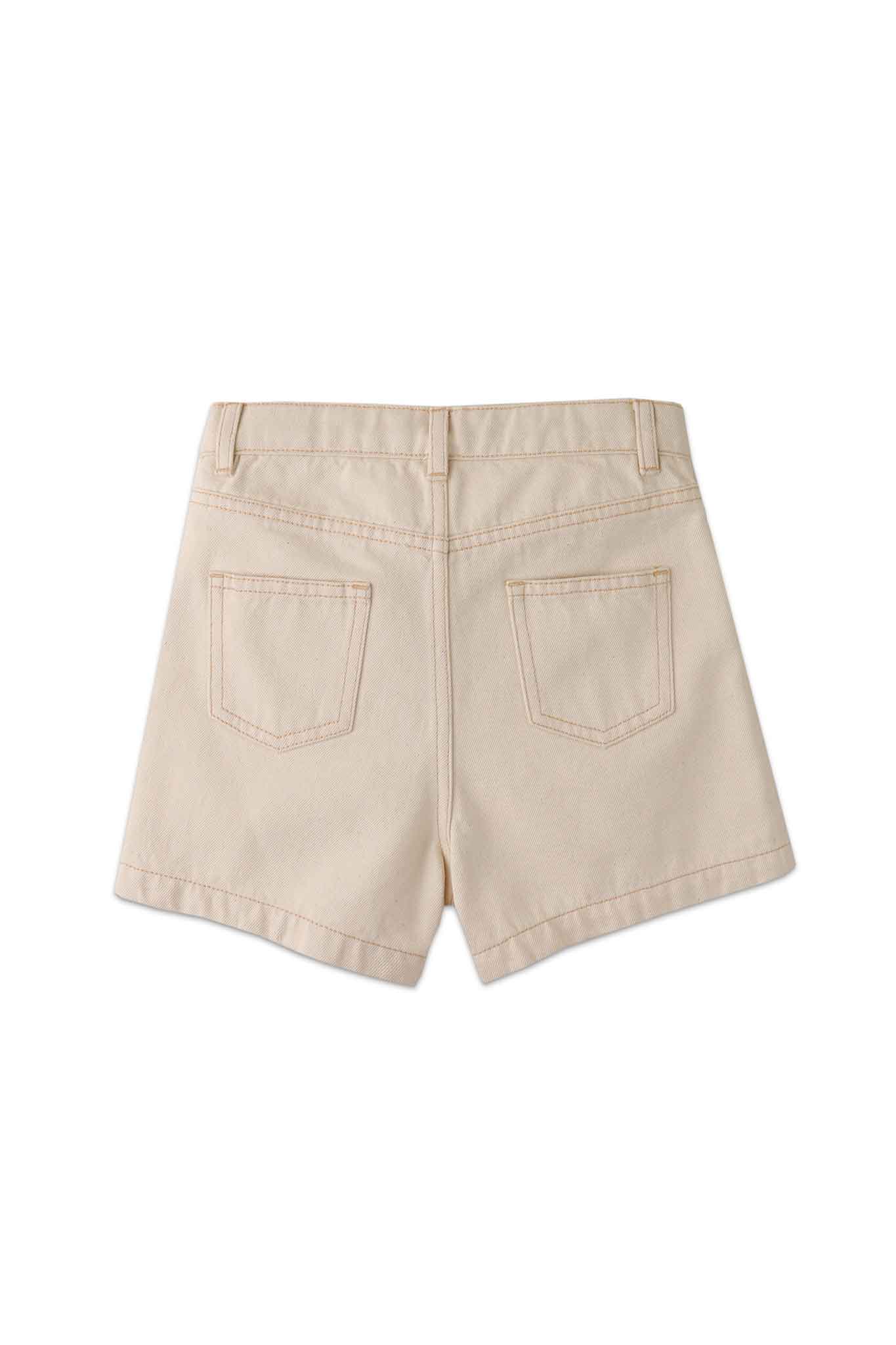 Gingersnaps 5-Pocket Denm Shorts with Contrast Stitch