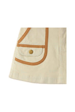 Load image into Gallery viewer, Gingersnaps Denim Short A-Line Skirt W/ Patch Pocket and Contrast Piping
