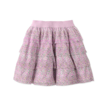 Gingersnaps Printed Electric Pleated Tiered Skirt