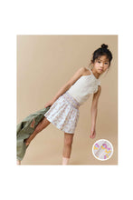 Load image into Gallery viewer, Gingersnaps All Over Print Dobby Skirt with Smocked Waist
