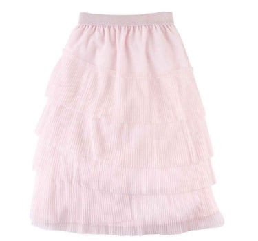 Gingersnaps Midi Skirt With Electric Pleated Tulle