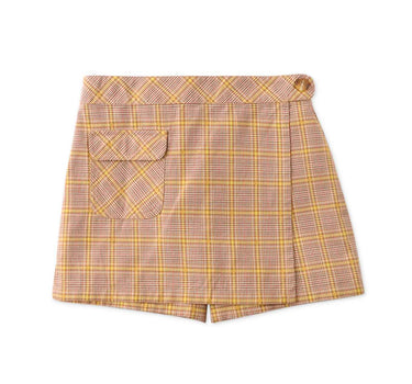 Gingersnaps Houndstooth Skorts with Patch Pocket