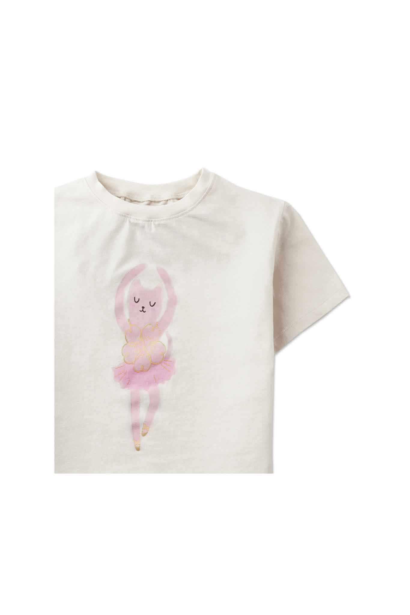 Gingersnaps Cat Spot Print Graphic Tee