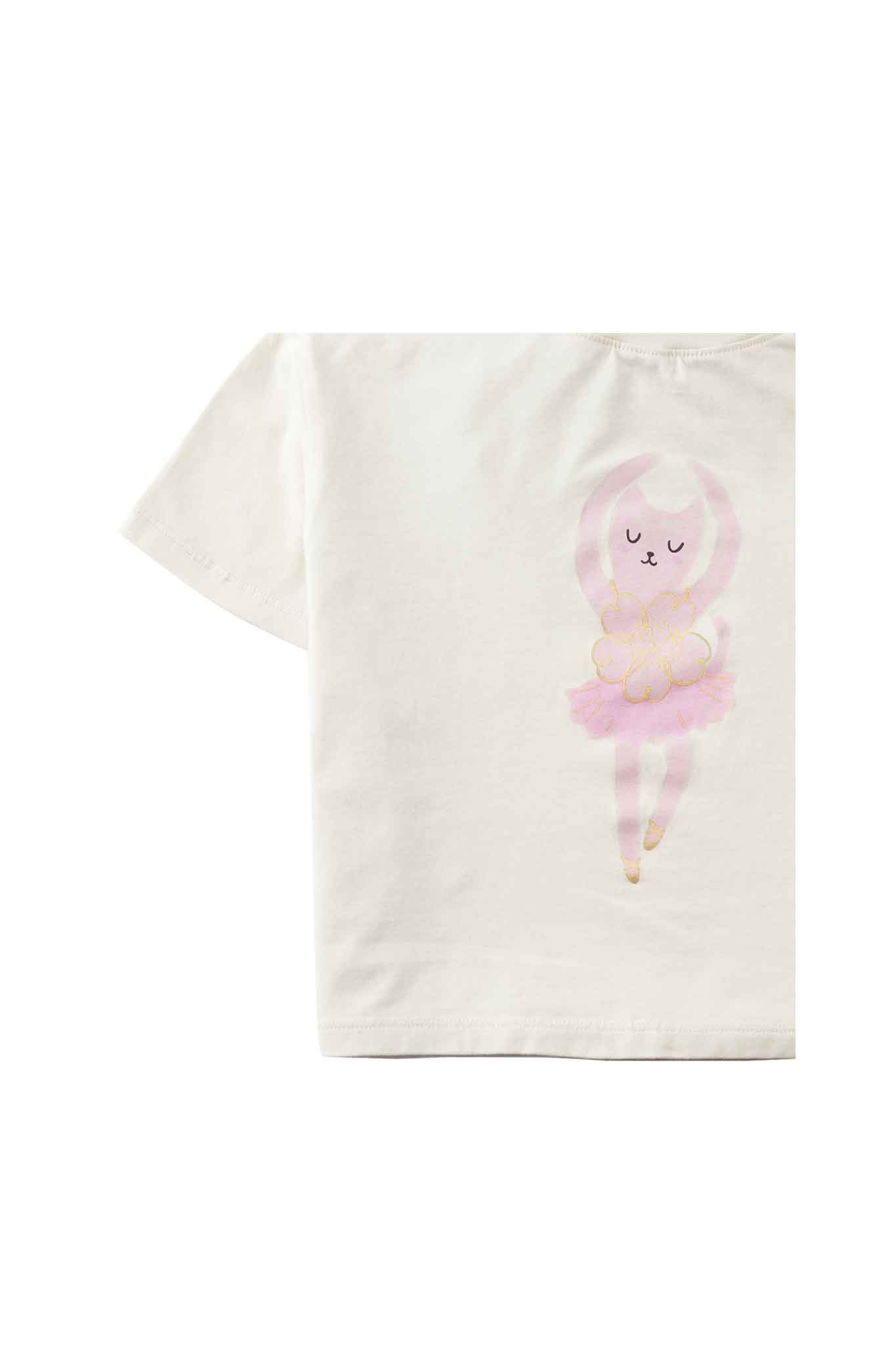 Gingersnaps Cat Spot Print Graphic Tee