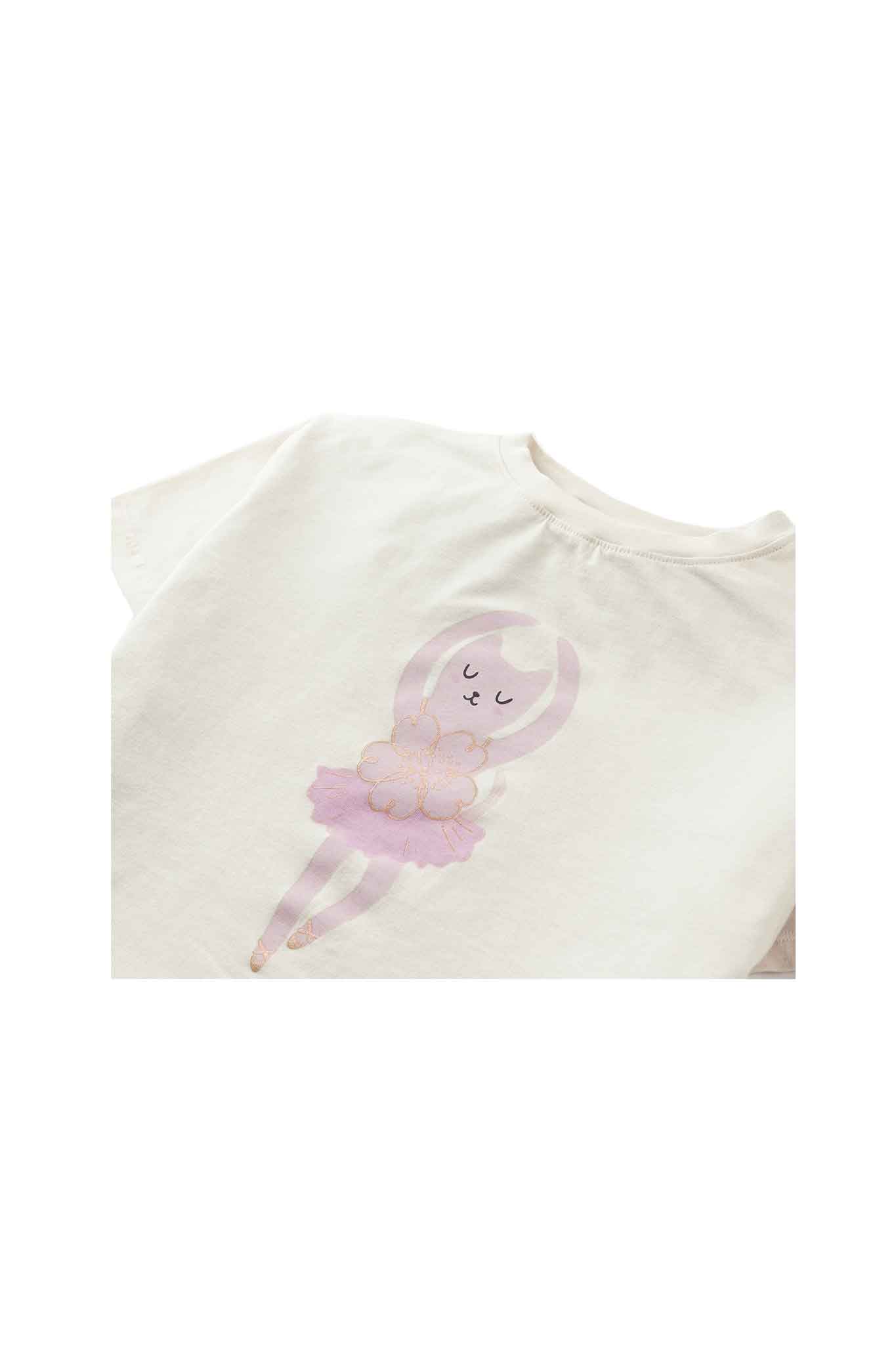 Gingersnaps Cat Spot Print Graphic Tee