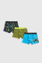 Load image into Gallery viewer, Mothercare Gaming Splatter Trunk Briefs - 3 Pack
