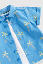 Load image into Gallery viewer, Mothercare Palm Tree Shirt And T-Shirt Set
