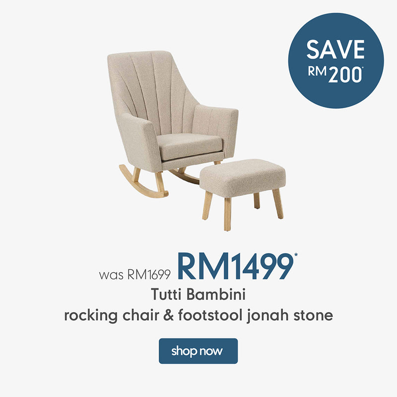 Tutti Bambini Jonah Rocking Chair & Footstool