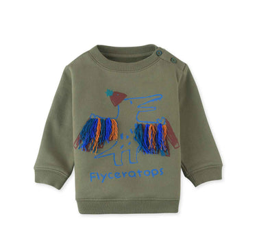 Gingersnaps Fincher Flyceratops Print Sweatshirt