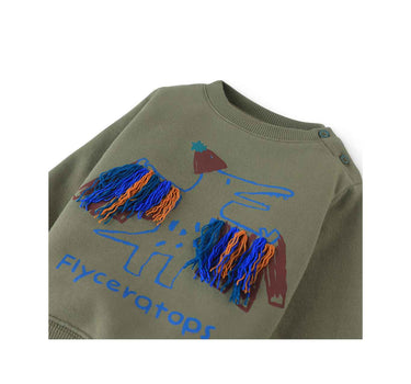 Gingersnaps Fincher Flyceratops Print Sweatshirt