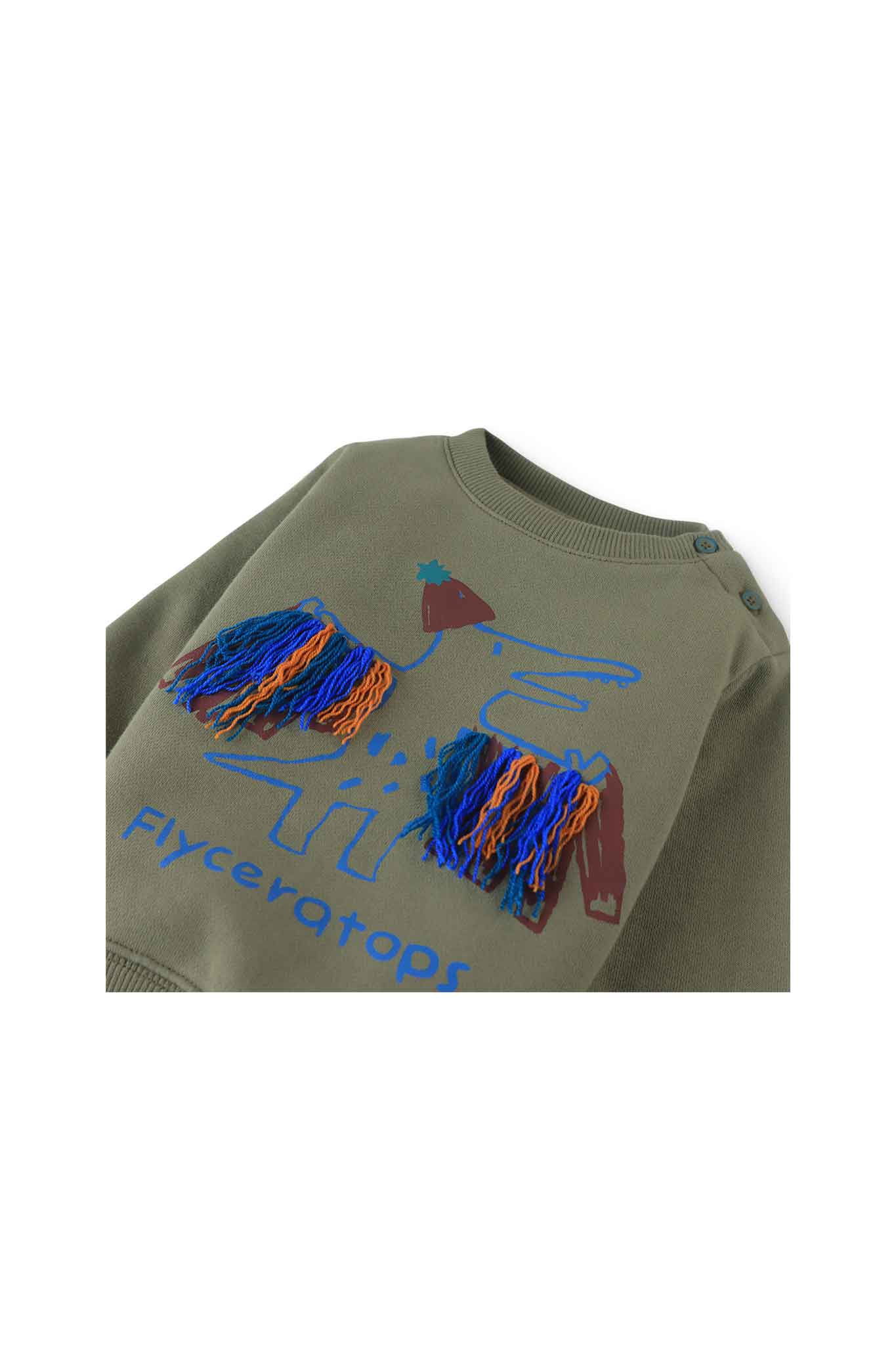 Gingersnaps Fincher Flyceratops Print Sweatshirt