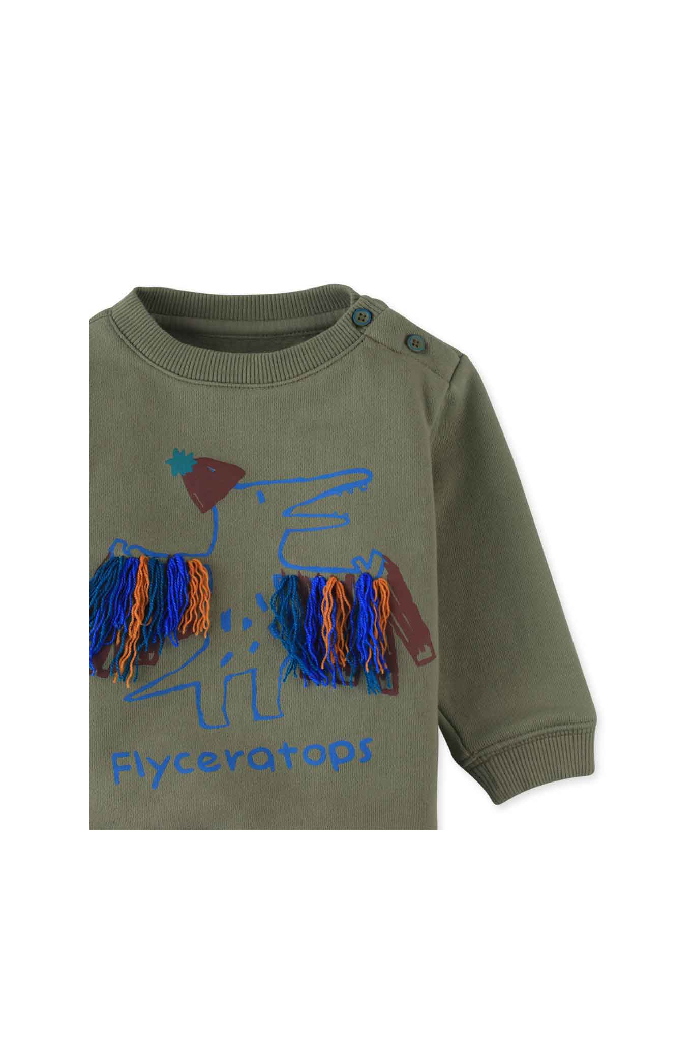 Gingersnaps Fincher Flyceratops Print Sweatshirt