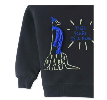 Gingersnaps Baby Aidan Dino Print Hooded Sweatshirt