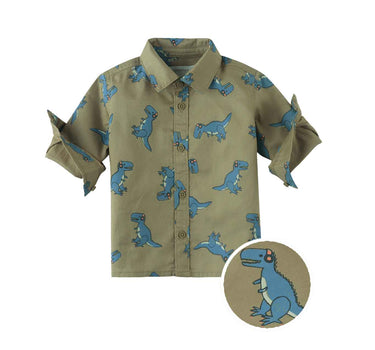 Gingersnaps Zeph Rex Rave Long Sleeve Shirt