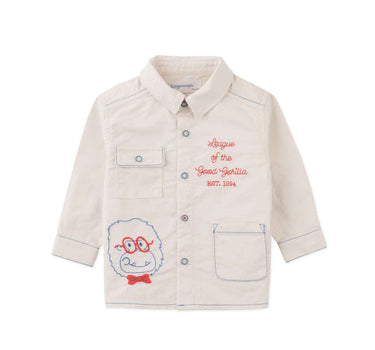 Gingersnaps Richard Embroidered Button-Down Long Sleeve Shirt