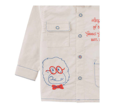 Gingersnaps Richard Embroidered Button-Down Long Sleeve Shirt
