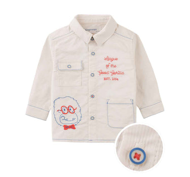 Gingersnaps Richard Embroidered Button-Down Long Sleeve Shirt