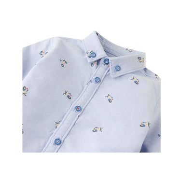 Gingersnaps Baby Tyler Button-Down Long Sleeve Shirt