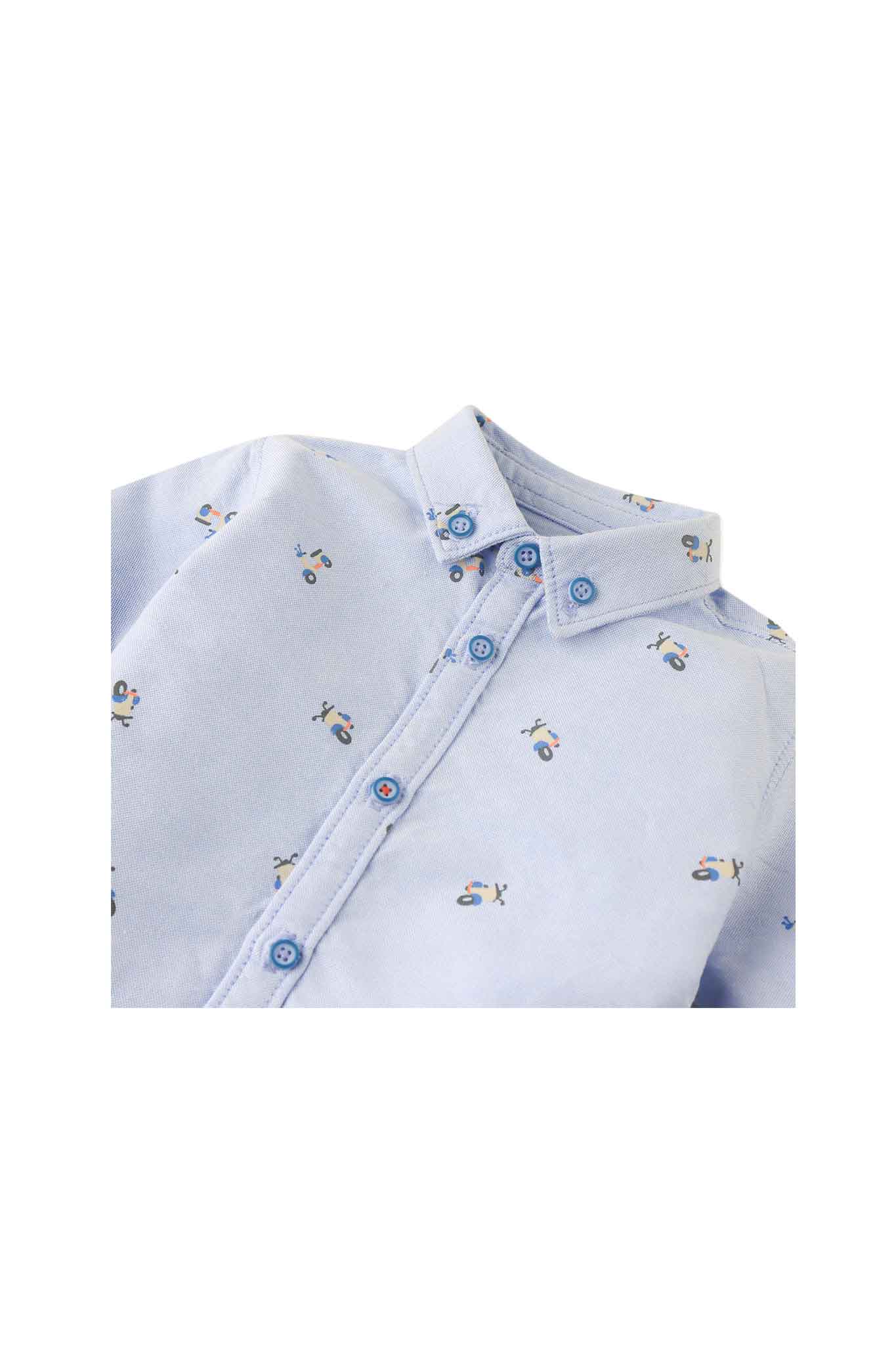 Gingersnaps Baby Tyler Button-Down Long Sleeve Shirt