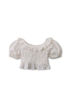 Load image into Gallery viewer, Gingersnaps Cotton Eyelet Smocked Blouse
