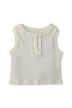 Load image into Gallery viewer, Gingersnaps Sleeveless Rib Top with Ruffles
