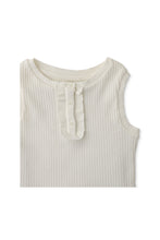 Load image into Gallery viewer, Gingersnaps Sleeveless Rib Top with Ruffles

