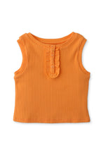 Load image into Gallery viewer, Gingersnaps Sleeveless Rib Top with Ruffles
