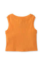 Load image into Gallery viewer, Gingersnaps Sleeveless Rib Top with Ruffles
