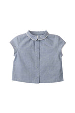 Load image into Gallery viewer, Gingersnaps Short Sleeves Button Down Blouse with Collar
