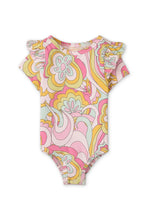 Load image into Gallery viewer, Gingersnaps Psychedelic Print Bodysuit
