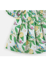 Load image into Gallery viewer, Gingersnaps Lemon Print Puff Sleeves Dress
