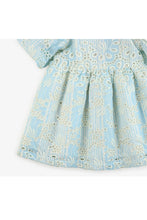 Load image into Gallery viewer, Gingersnaps Striped Eyelet Lace Dress
