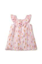 Load image into Gallery viewer, Gingersnaps Ikat Print Scallop Dress
