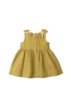Load image into Gallery viewer, Gingersnaps Linen Dress With Petal Collar
