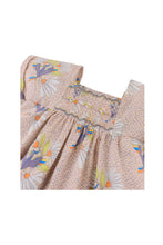 Load image into Gallery viewer, Gingersnaps Glorious Bird Print Smocked Dress
