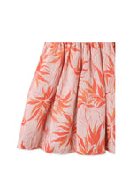 Load image into Gallery viewer, Gingersnaps Fire Floral Print Cheesecloth Smocked Dress
