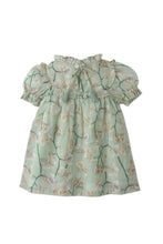 Load image into Gallery viewer, Gingersnaps Orchid Print Dress With Smocked Bodice
