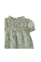 Load image into Gallery viewer, Gingersnaps Orchid Print Dress With Smocked Bodice
