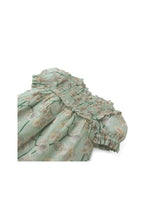 Load image into Gallery viewer, Gingersnaps Orchid Print Dress With Smocked Bodice
