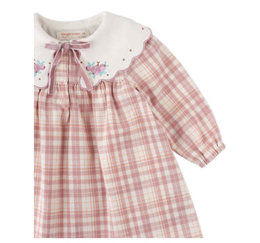 Gingersnaps Carolina Embroidered Long Sleeve Dress