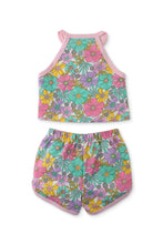 Load image into Gallery viewer, Gingersnaps Flower Print Halter Top and Shorts Set
