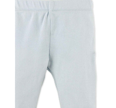 Gingersnaps Ribbed Leggings With Back Bows, and Merrow-Edged Hem